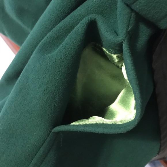 Emerald Jou Jou Almost Velvet Trench - Picture 3 of 8